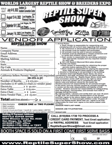 new vendor application