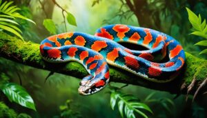 Brazilian rainbow boa
